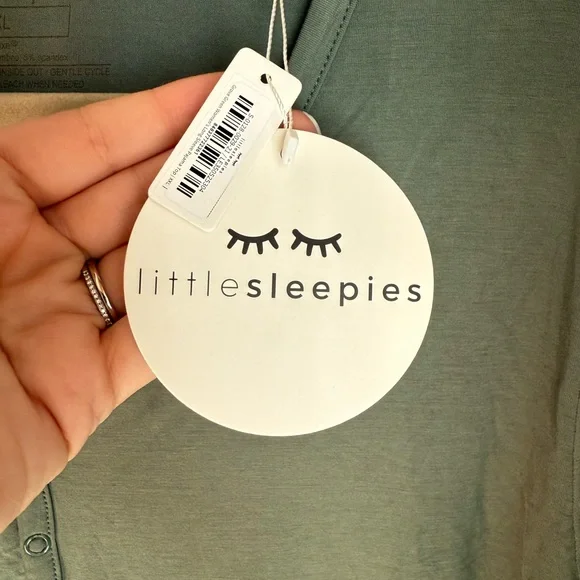 Little Sleepies Sage Long Sleeve Top - Picture 3 of 3